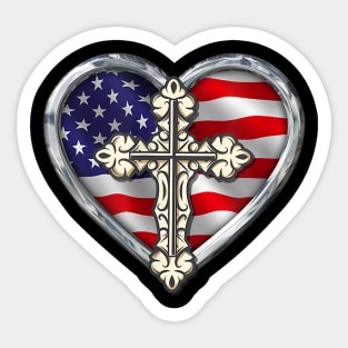 Heart Veterans day Sticker